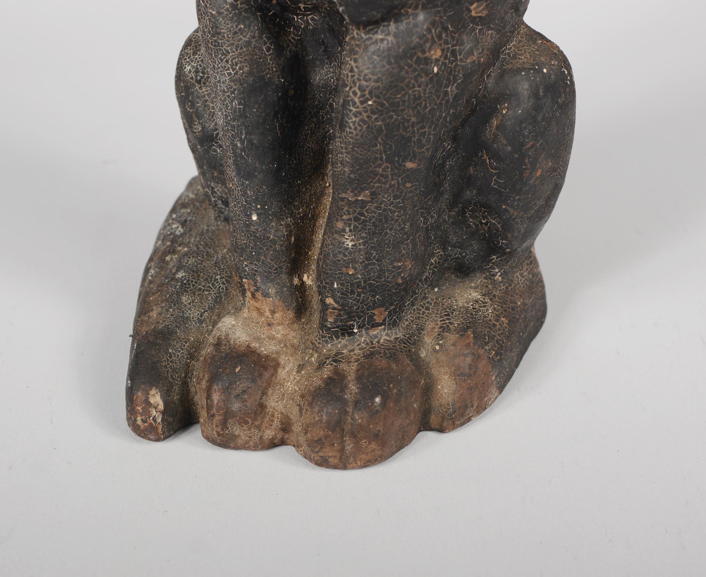 American Antique Cast Iron Cat Door Stop by National Foundry
