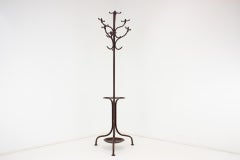 Antique Cast Iron Coat Rack, 1920s