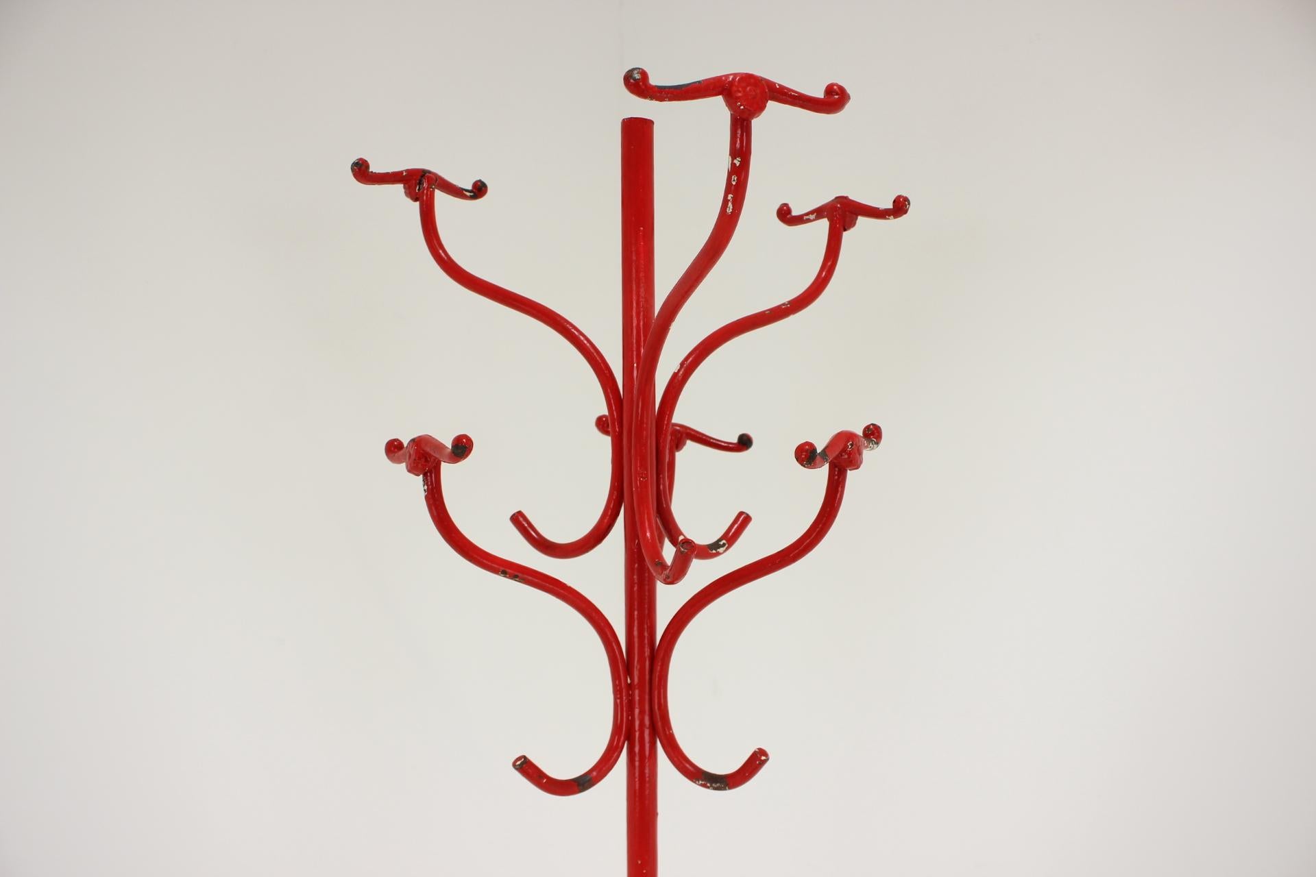 vintage cast iron coat rack