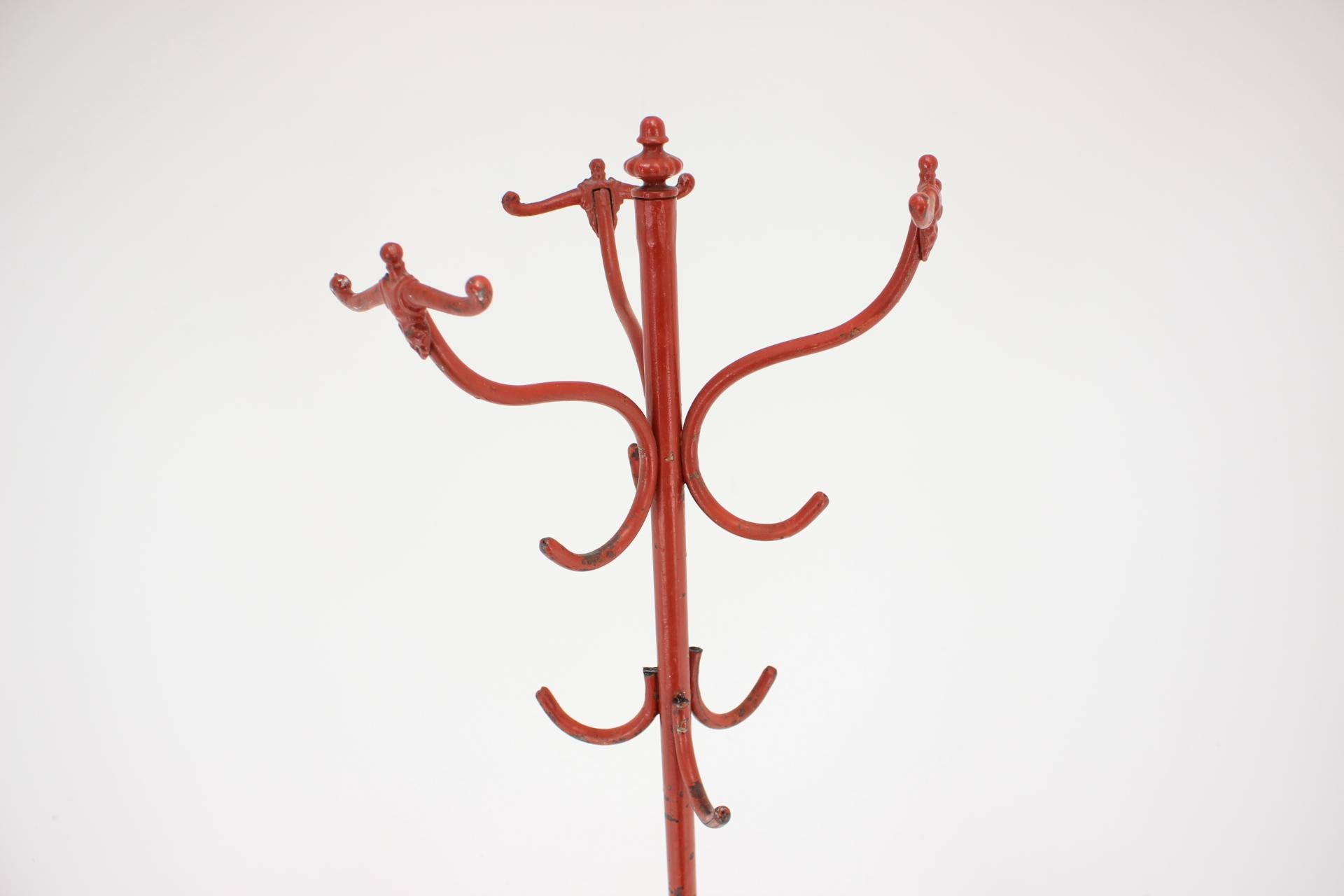 Rococo Antique Cast Iron Coat Rack, 1920s For Sale