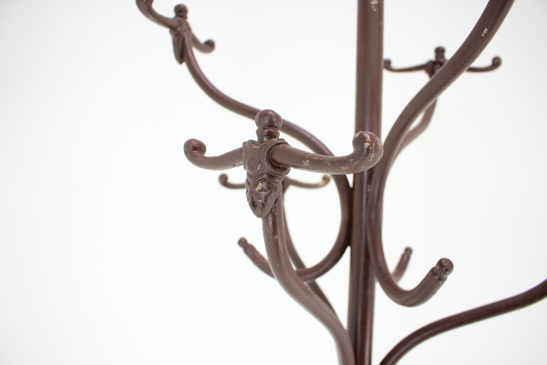 Early 20th Century Antique Cast Iron Coat Rack, 1920s For Sale