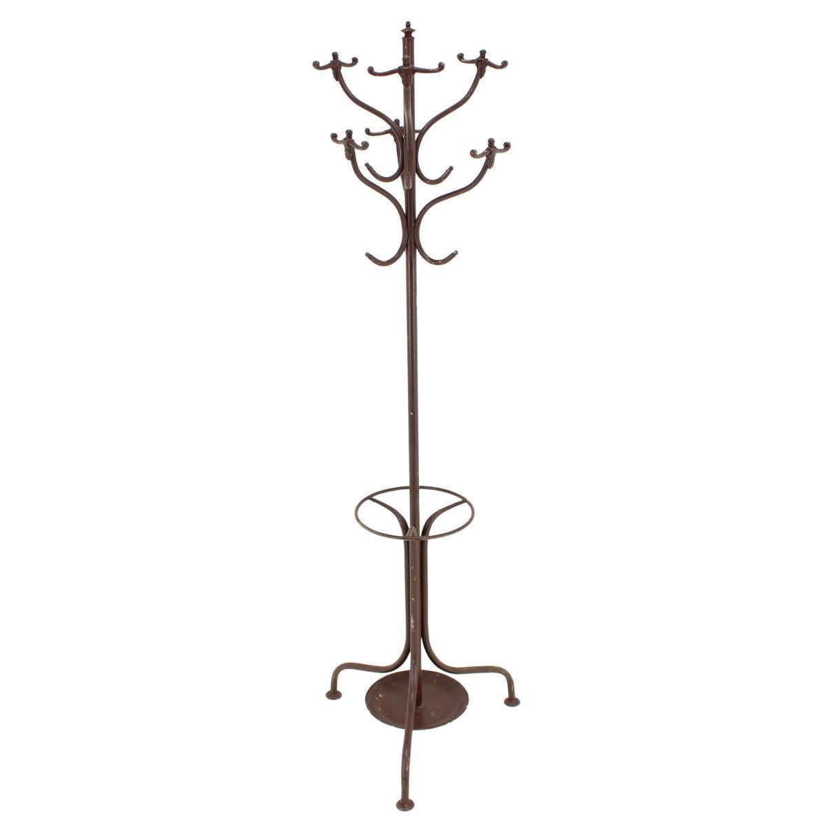 Antique Cast Iron Coat Rack, 1920s For Sale