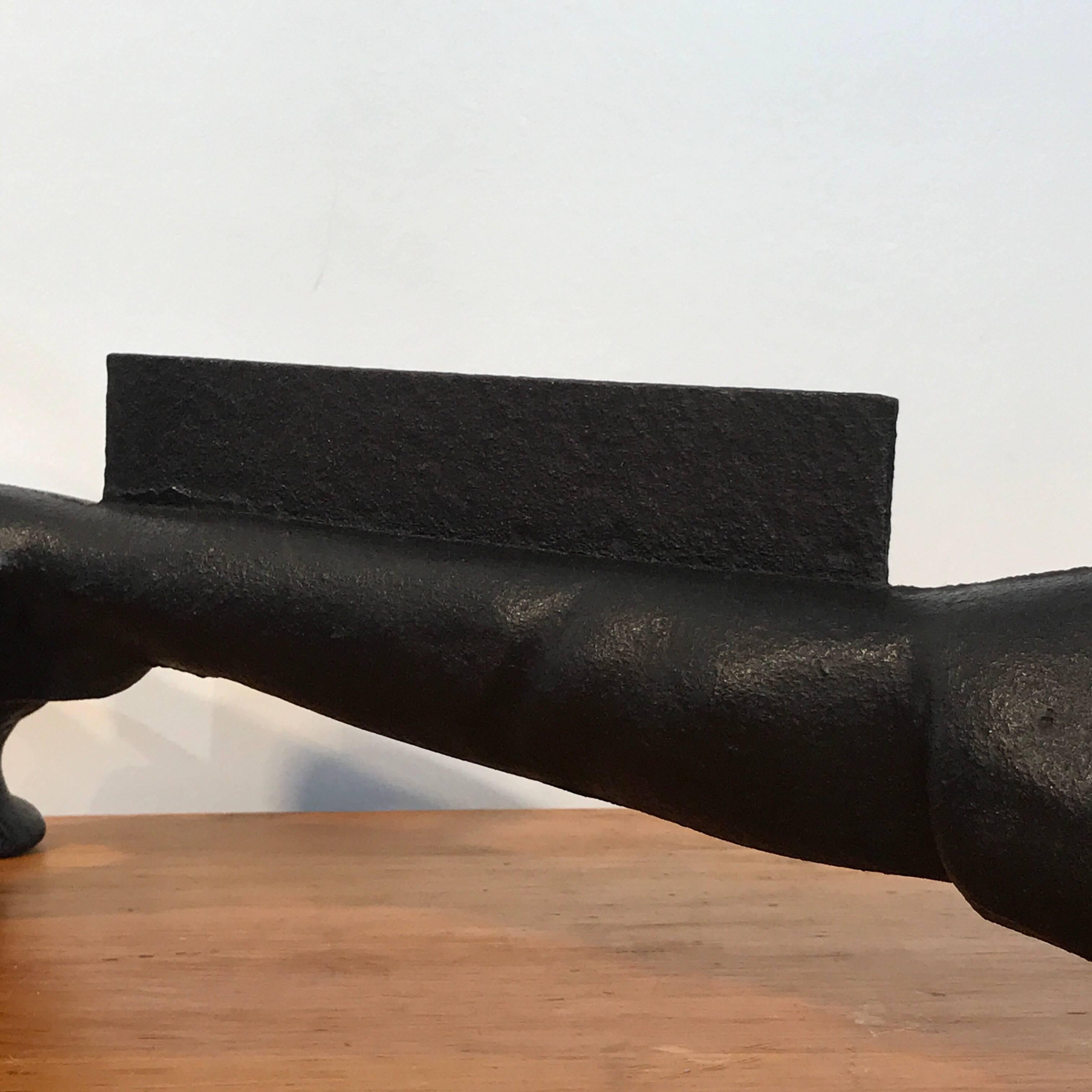 hubley cast iron dachshund boot scraper
