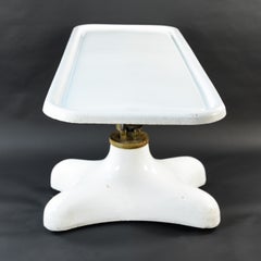 Antique Cast Iron Enamel Embalming Table