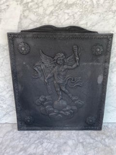 Antique Cast Iron Fireback