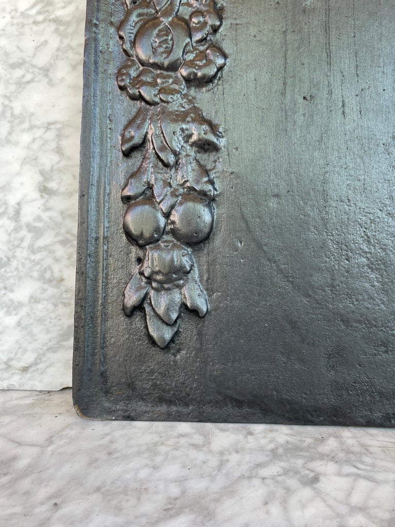 Antique Cast Iron Fireback For Sale at 1stDibs cast iron fireback for