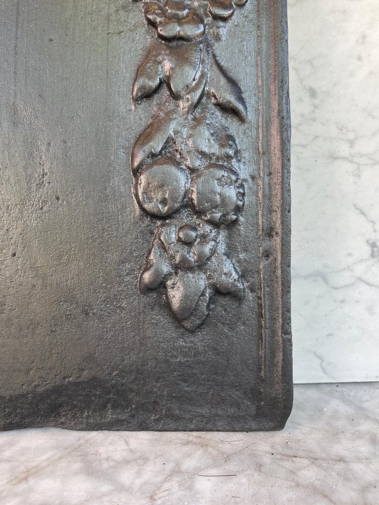 Antique Cast Iron Fireback For Sale at 1stDibs cast iron fireback for