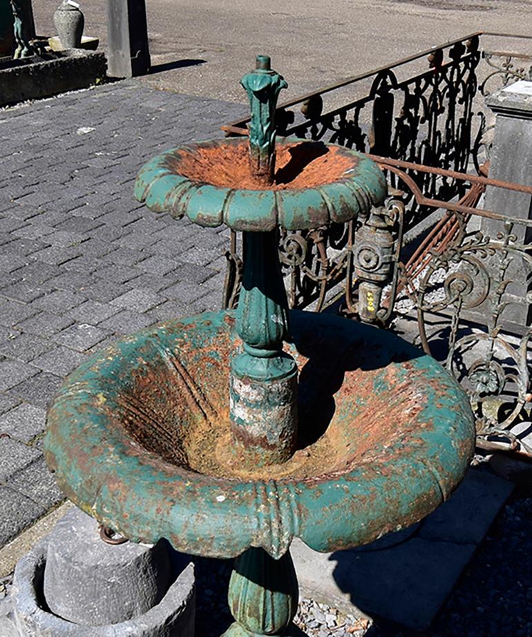 antique cast iron water fountain