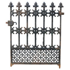 Antique Cast Iron Garden Gate