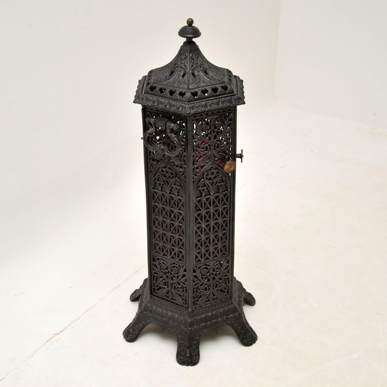 Antique Cast Iron Gas Heater at 1stDibs