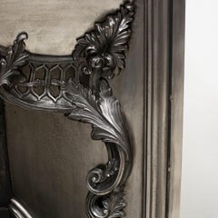 Antique Cast Iron Georgian Fireplace Insert