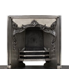 Antique Cast Iron Georgian Fireplace Insert