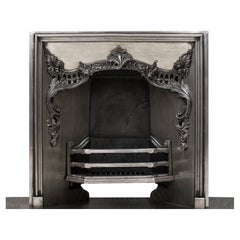 Antique Cast Iron Georgian Fireplace Insert