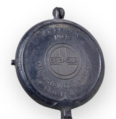 Antica piastra per waffle in ghisa Griswold #8