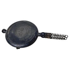 Antikes Gusseisen Griswold #8 Waffeleisen