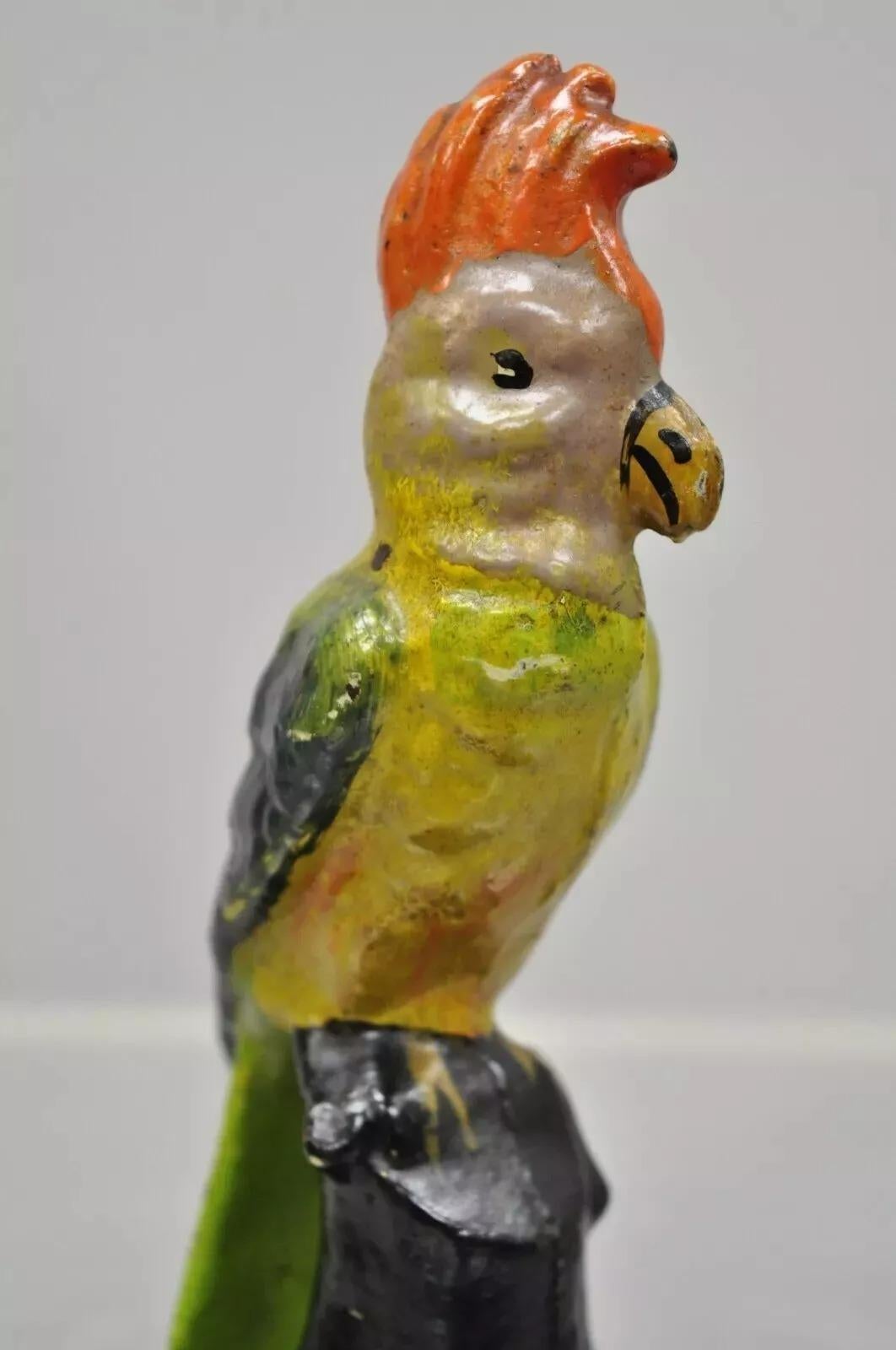 Unknown Antique Cast Iron Hand Painted 7