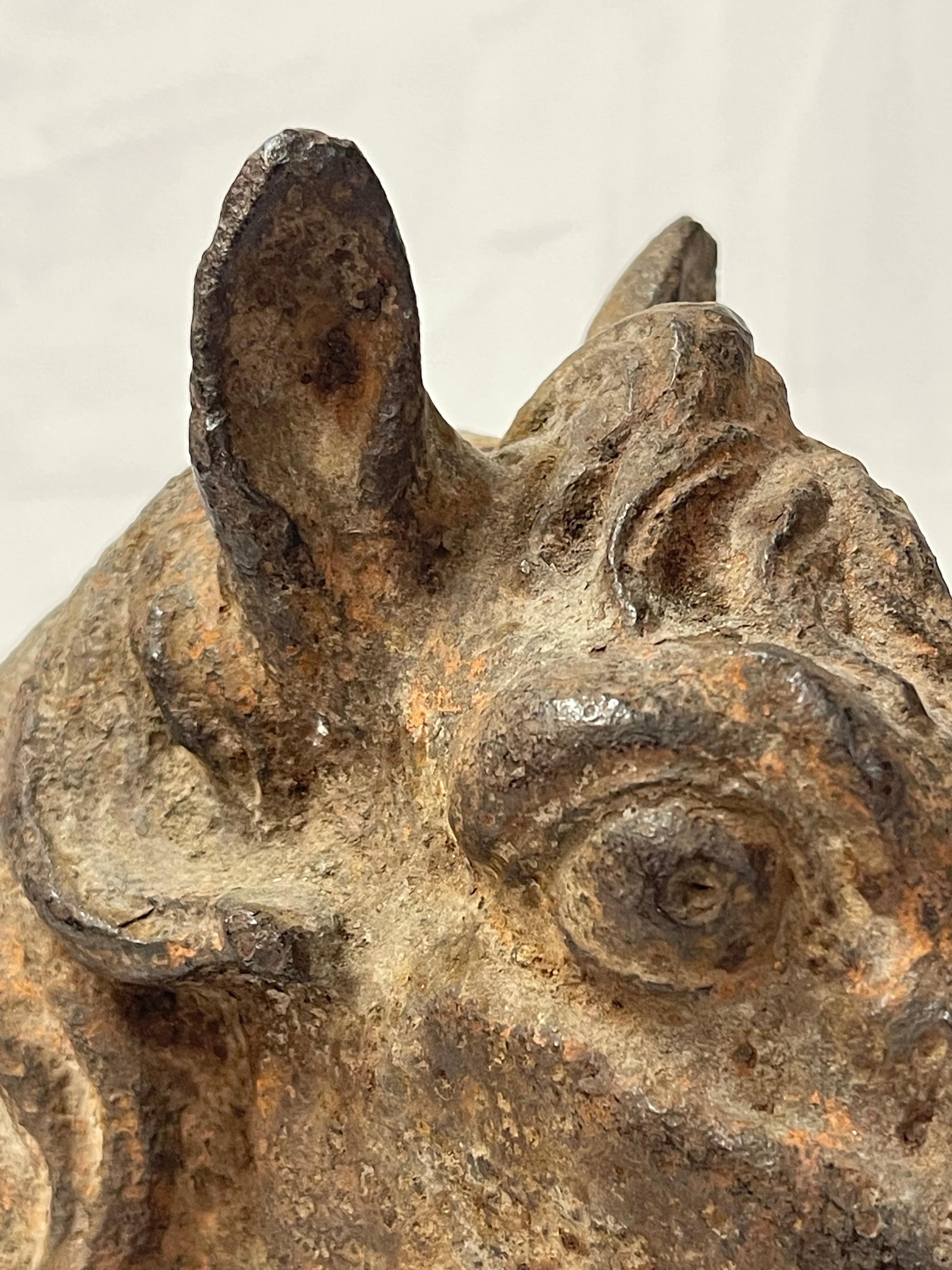 Antique Cast Iron Horse Head 11