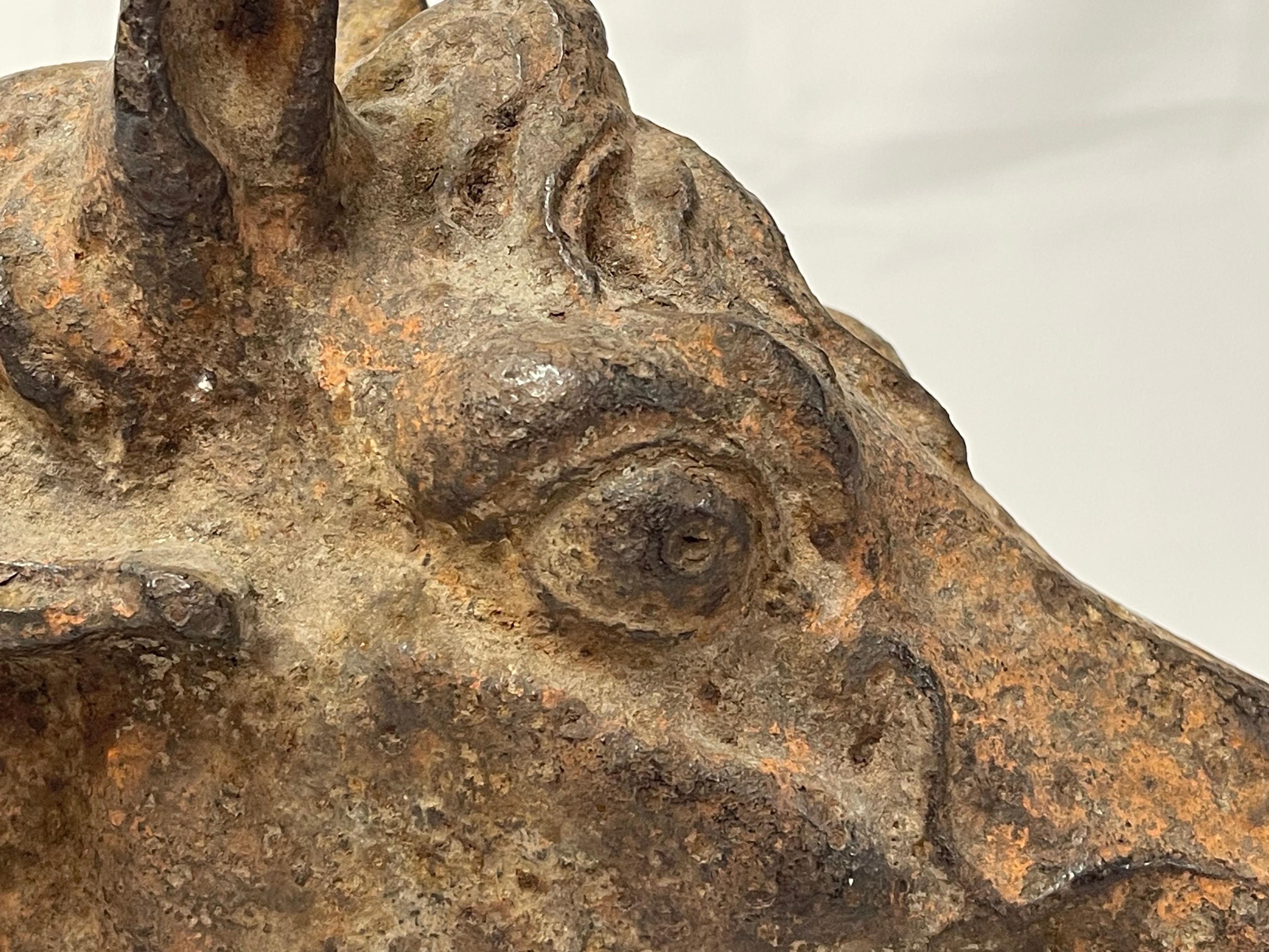 Antique Cast Iron Horse Head 12