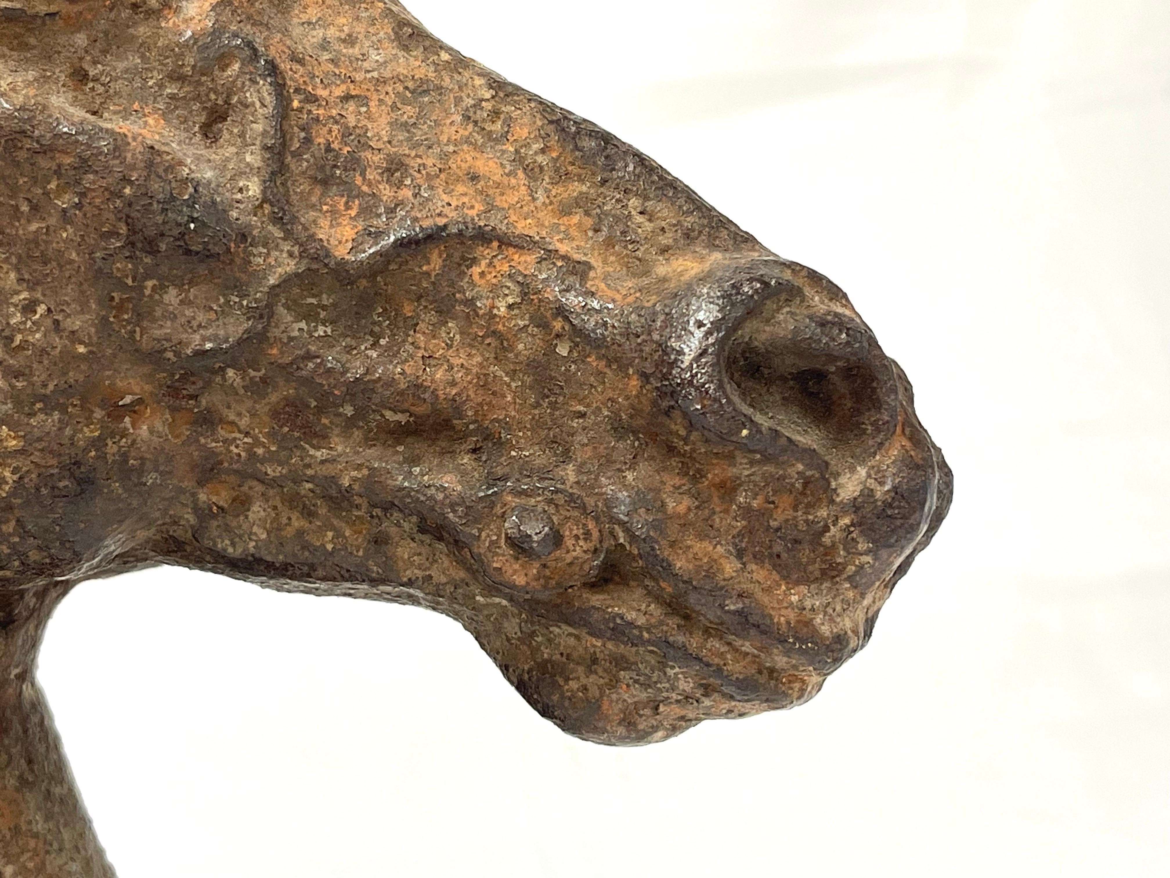 Antique Cast Iron Horse Head 13