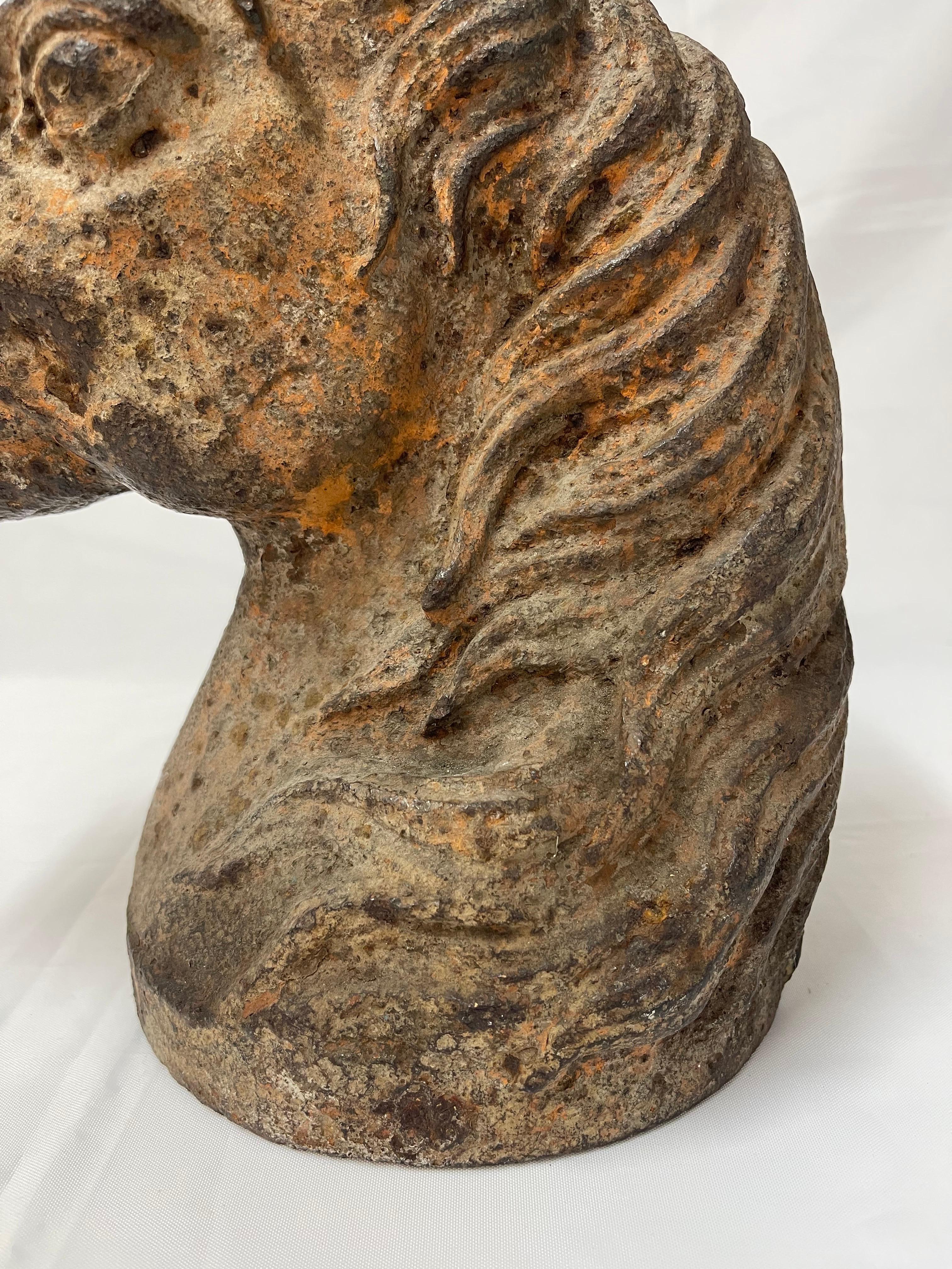 Antique Cast Iron Horse Head 15