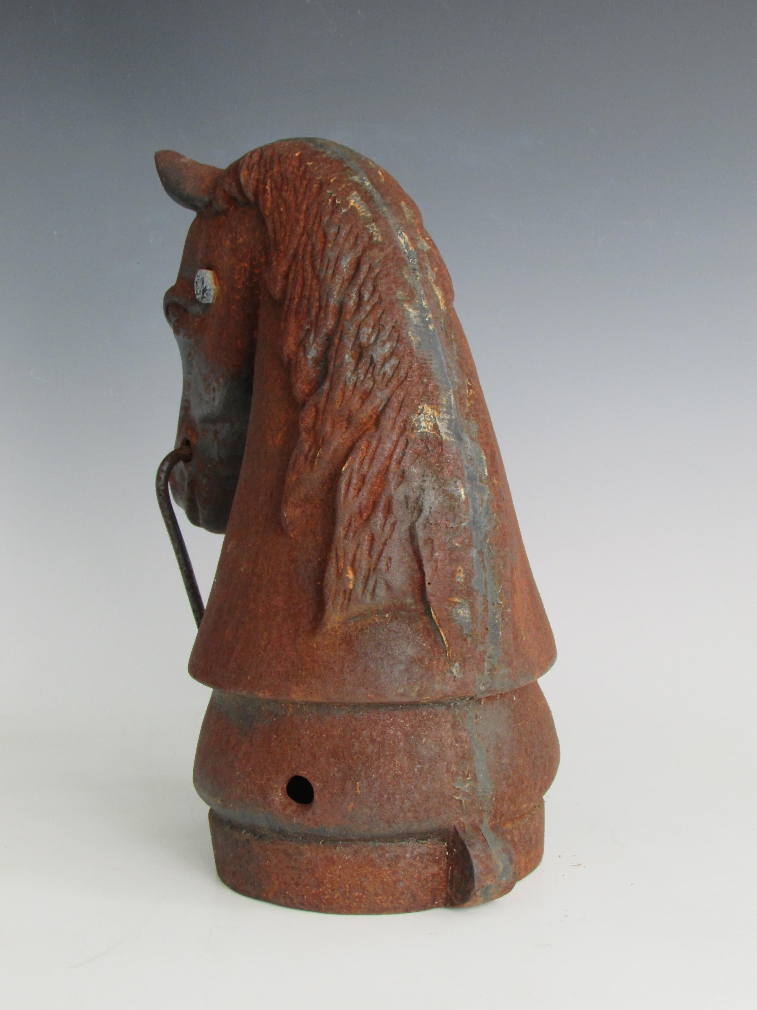 antique horse hitching post
