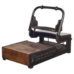 Antique Cast Iron Ink Flat Ink Press, c.1930