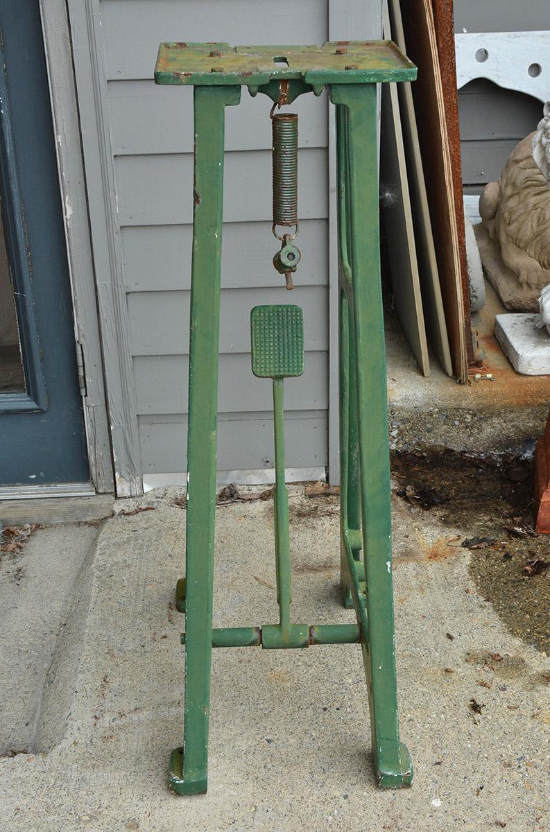 North American Antique Cast Iron Metal Stand