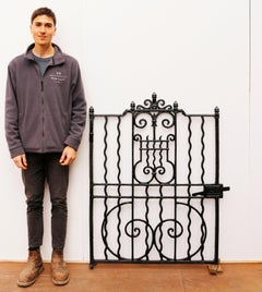 Antique Cast Iron Pedestrian Gate