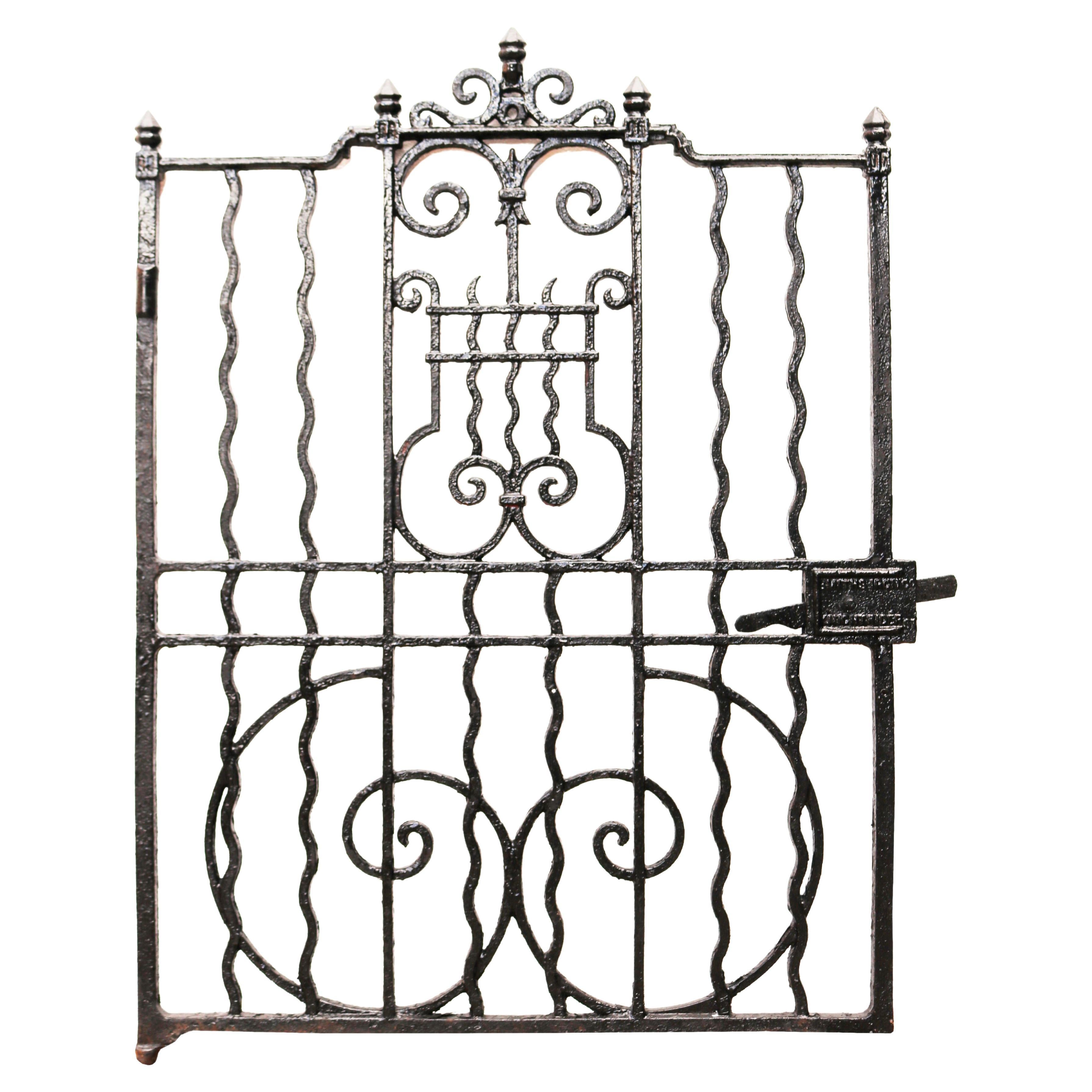 Antique Cast Iron Pedestrian Gate