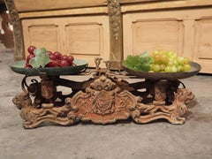 Antique Cast Iron Pharmacy Scale from Spain, 19th Century