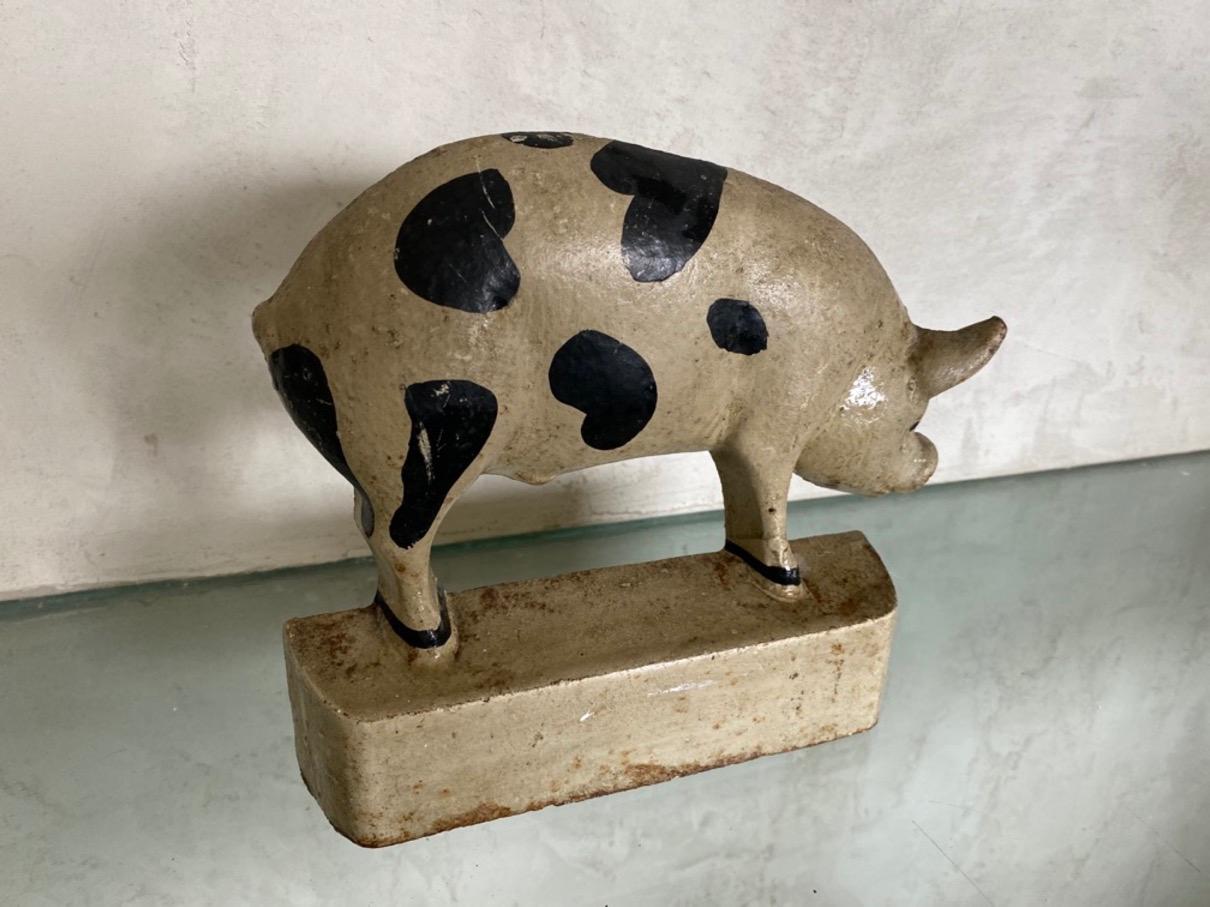 American Antique Cast Iron Pig Door Stop