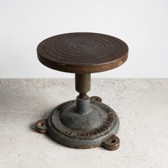 Antique Cast Iron Pottery Banding Wheel By Potters Equipment Co. London
