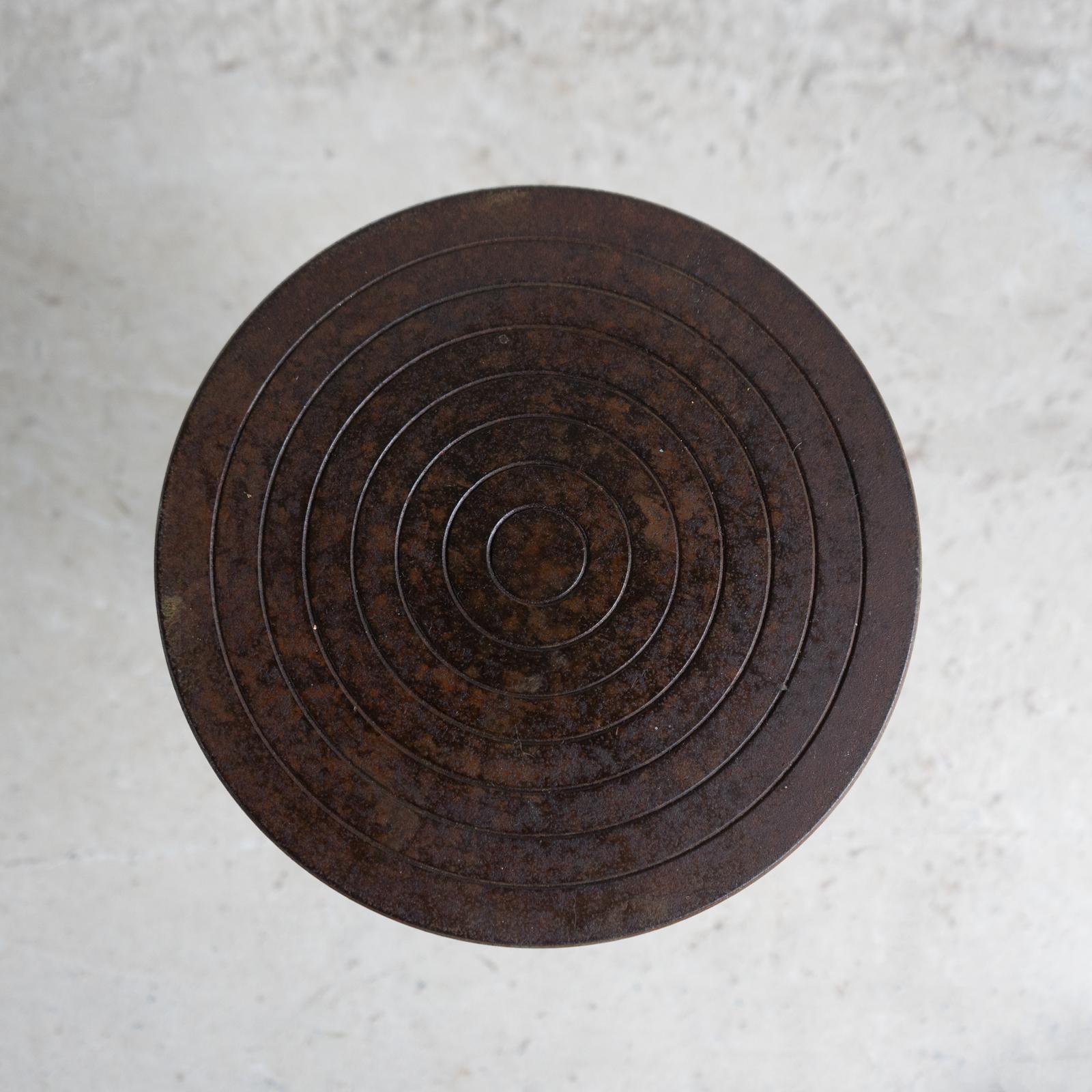 British Antique Cast Iron Pottery Banding Wheel By Potters Equipment Co. London For Sale