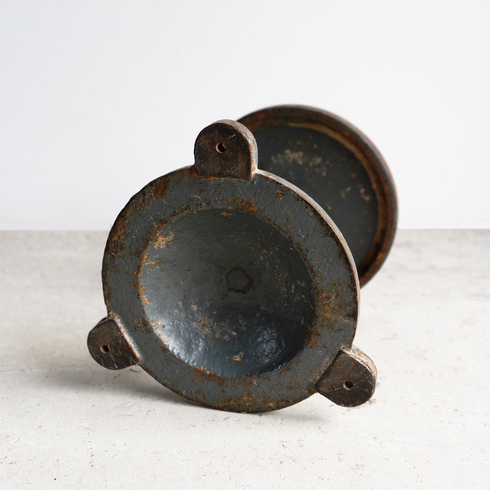 Antique Cast Iron Pottery Banding Wheel By Potters Equipment Co. London For Sale 3