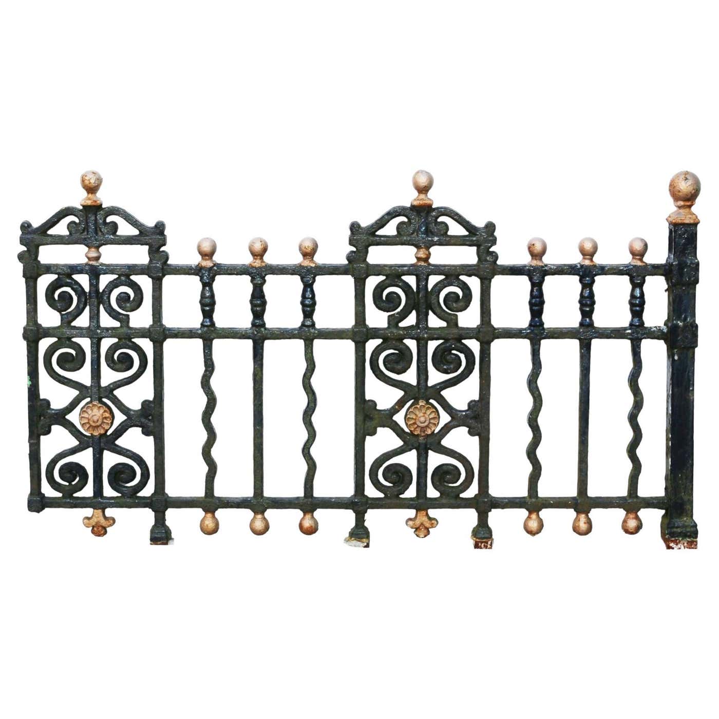 Antique Cast Iron Railings For Sale at 1stDibs | antique handrails for ...