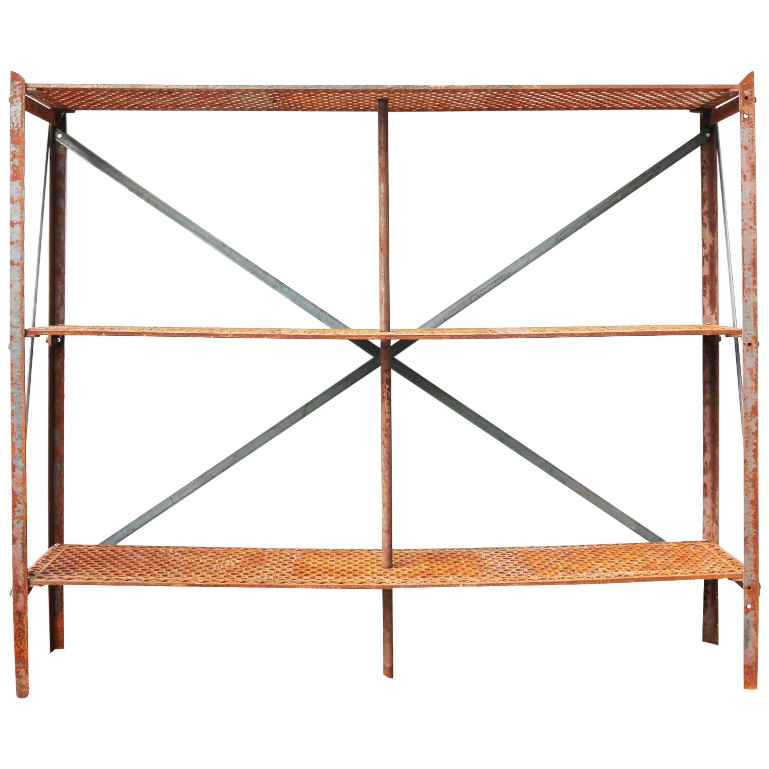 Antique Cast Iron Shelving Units For Sale at 1stDibs