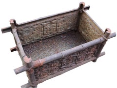 Antique Cast Iron Trough Planter