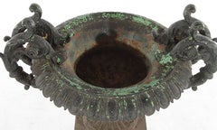 Antique Cast Iron Urn