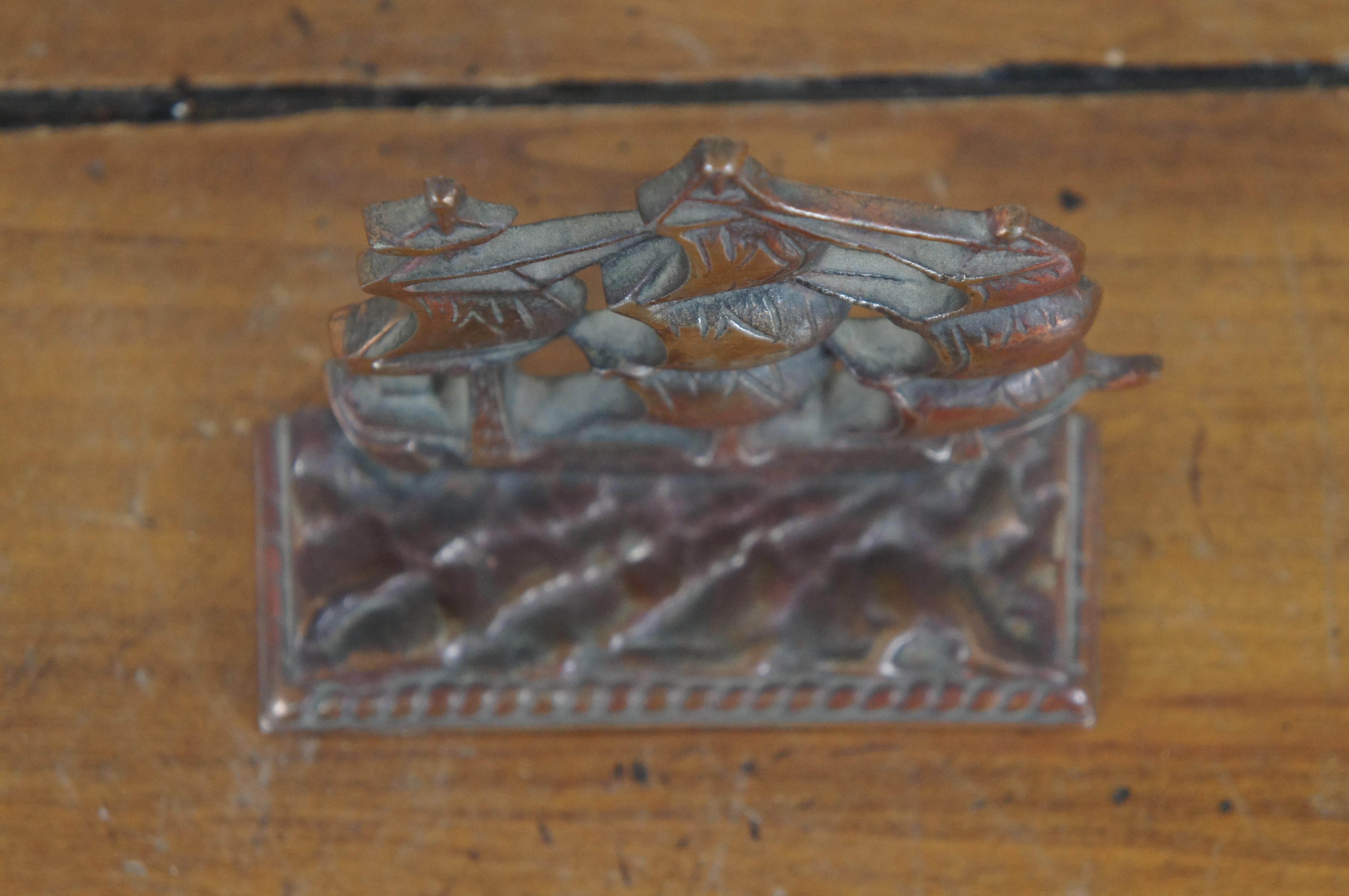 Antique Cast Iron US Navy Frigate Constitution Nautical Ship Bookend Paperweight 4