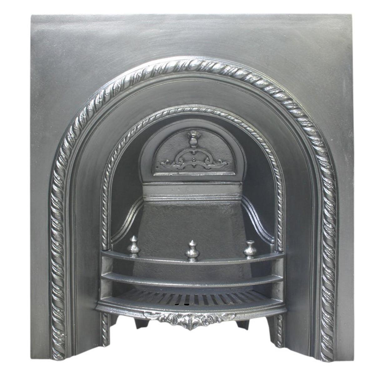 Antique Edwardian Cast Iron Fireplace Grate For Sale At 1stdibs