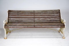 Antique Cast Iron Victorian Garden Bench