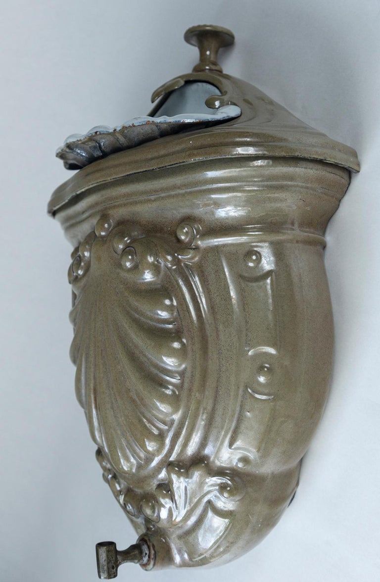 Antique Cast Iron Wall Fountain, France, Late 19th Century For Sale at