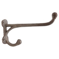 Antique Cast Iron Wall Hook Double Long Arm, Quantity Available