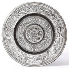 Antique Cast Iron Wall Plates from August Kitschelt, Set of 2