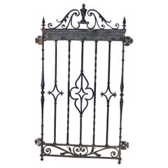 Antique Cast Iron Window Grate from New York City