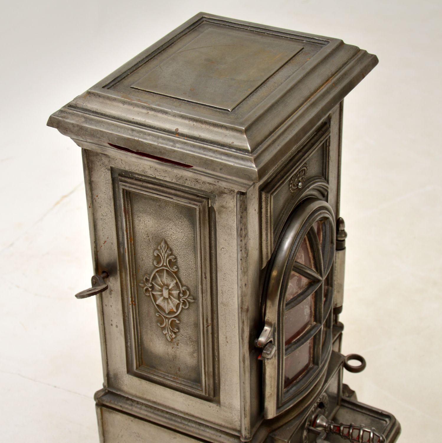 vintage cast iron wood burning stove for sale