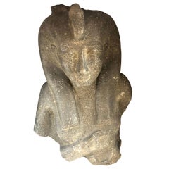 Antique Cast Sculpture Egypt Goddess Isis