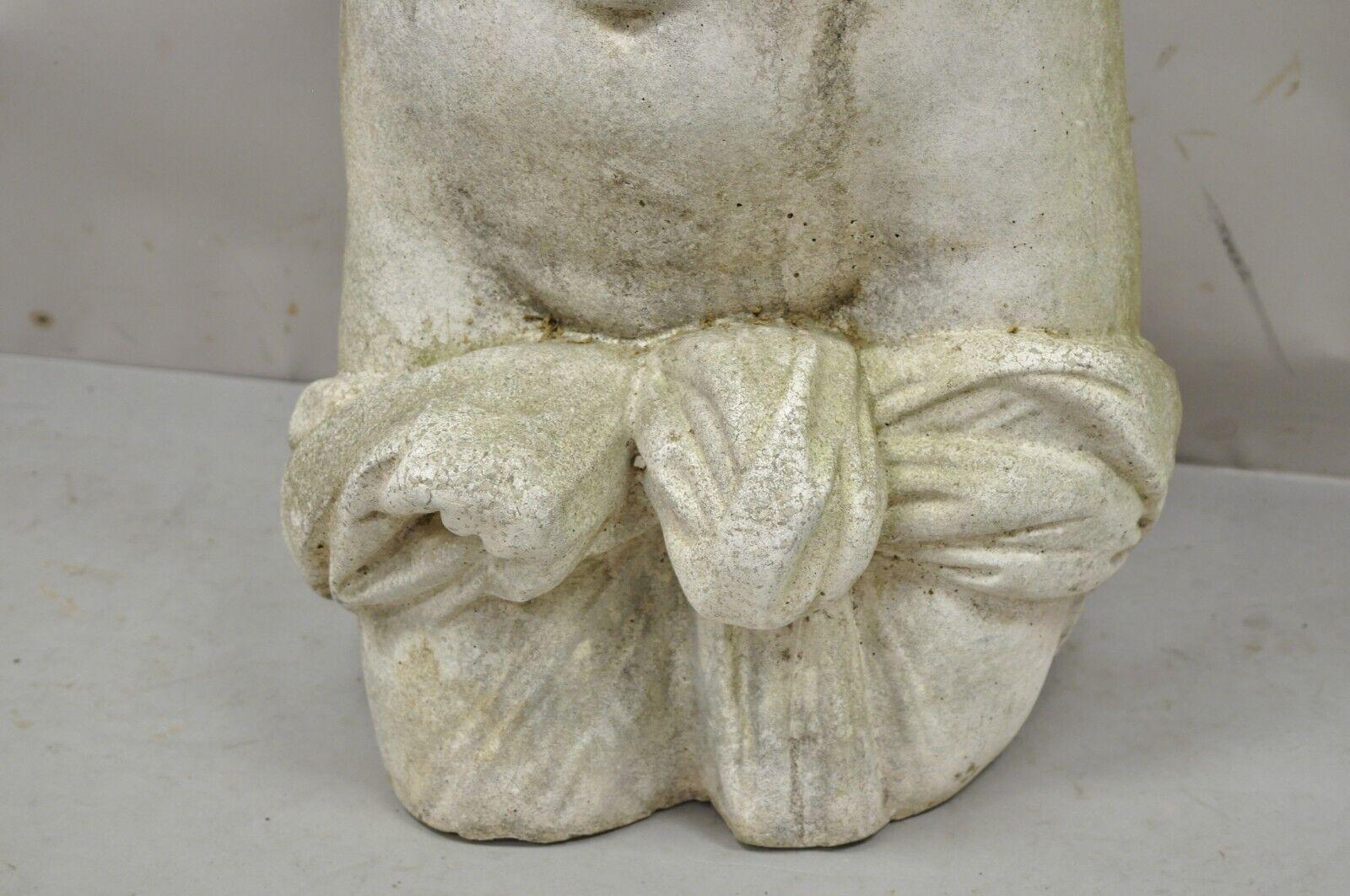 Antique Cast Stone Classical Venus Nude Female Torso Statue Figure 6