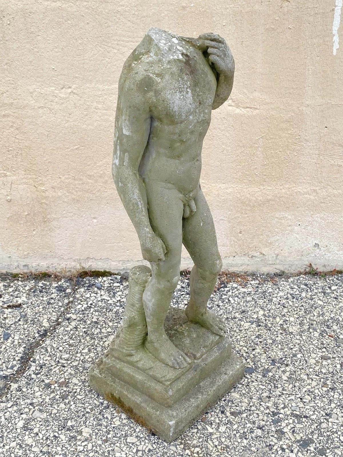 Classical Roman Antique Cast Stone Concrete Small 24