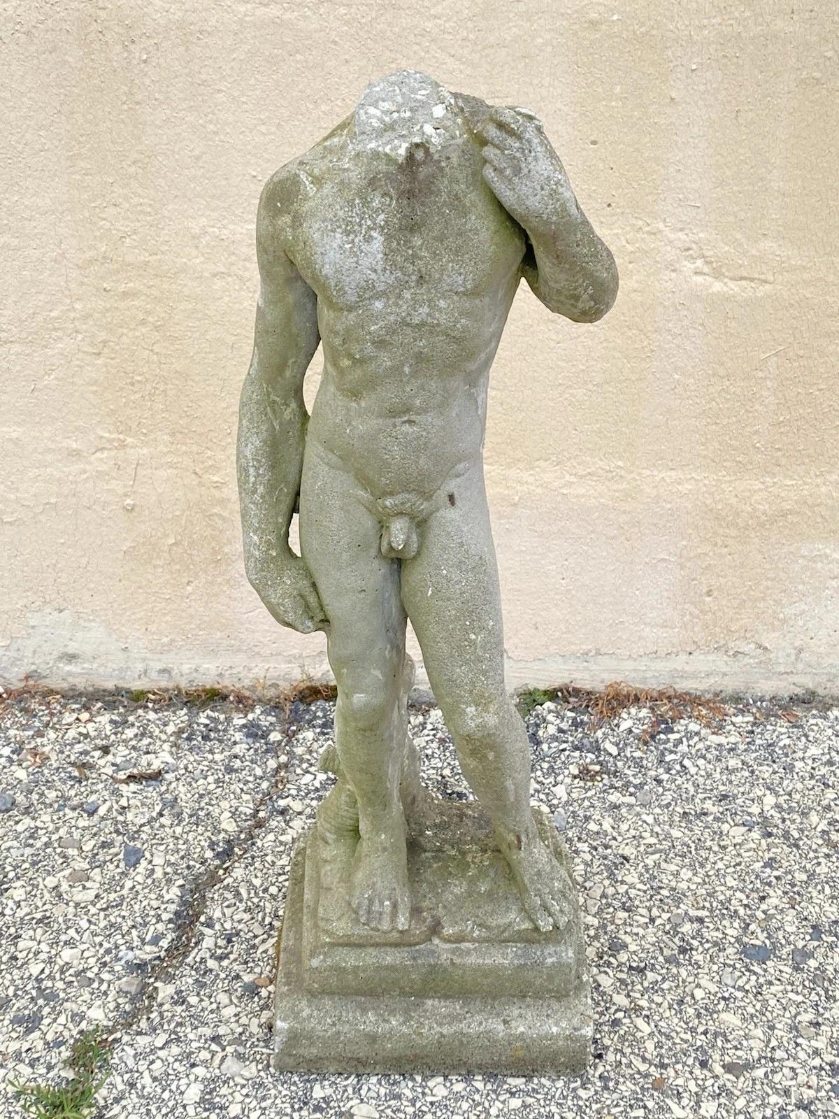 Antique Cast Stone Concrete Small 24